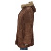 Дамско кожено яке с качулка Wilsons Leather