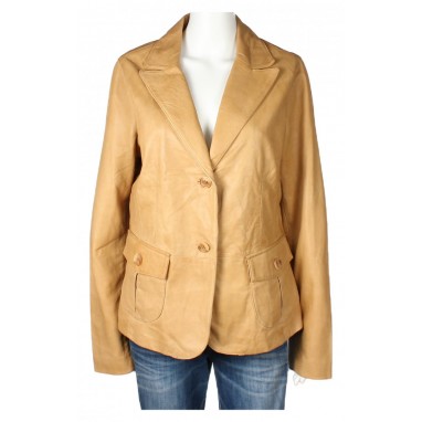 Дамско кожено яке G.K.Collection