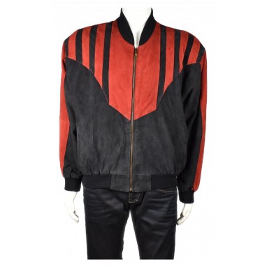 Двуцветно кожено яке Leather Wear