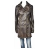Дамско тъмно кафяво кожено яке Vero Moda